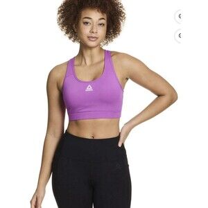 Reebok-Women's Plus-Medium Impact-Sports Bra-Purple-XXXL-3X-NWT